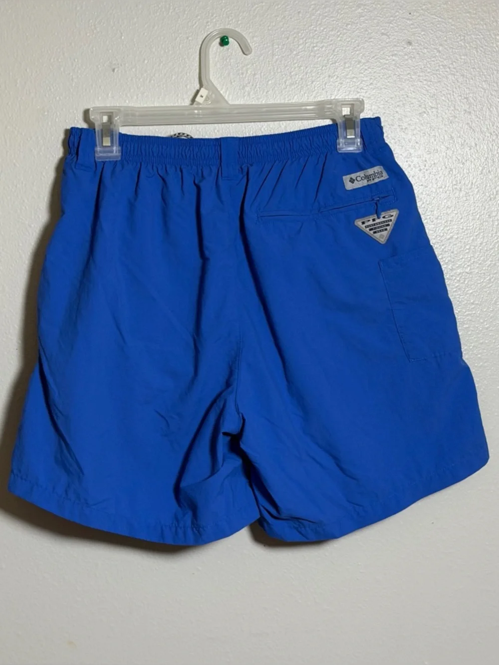 Columbia Sportswear Men Outdoor Royal Blue Quick-Dry Swim/Active‎ Shorts size S
